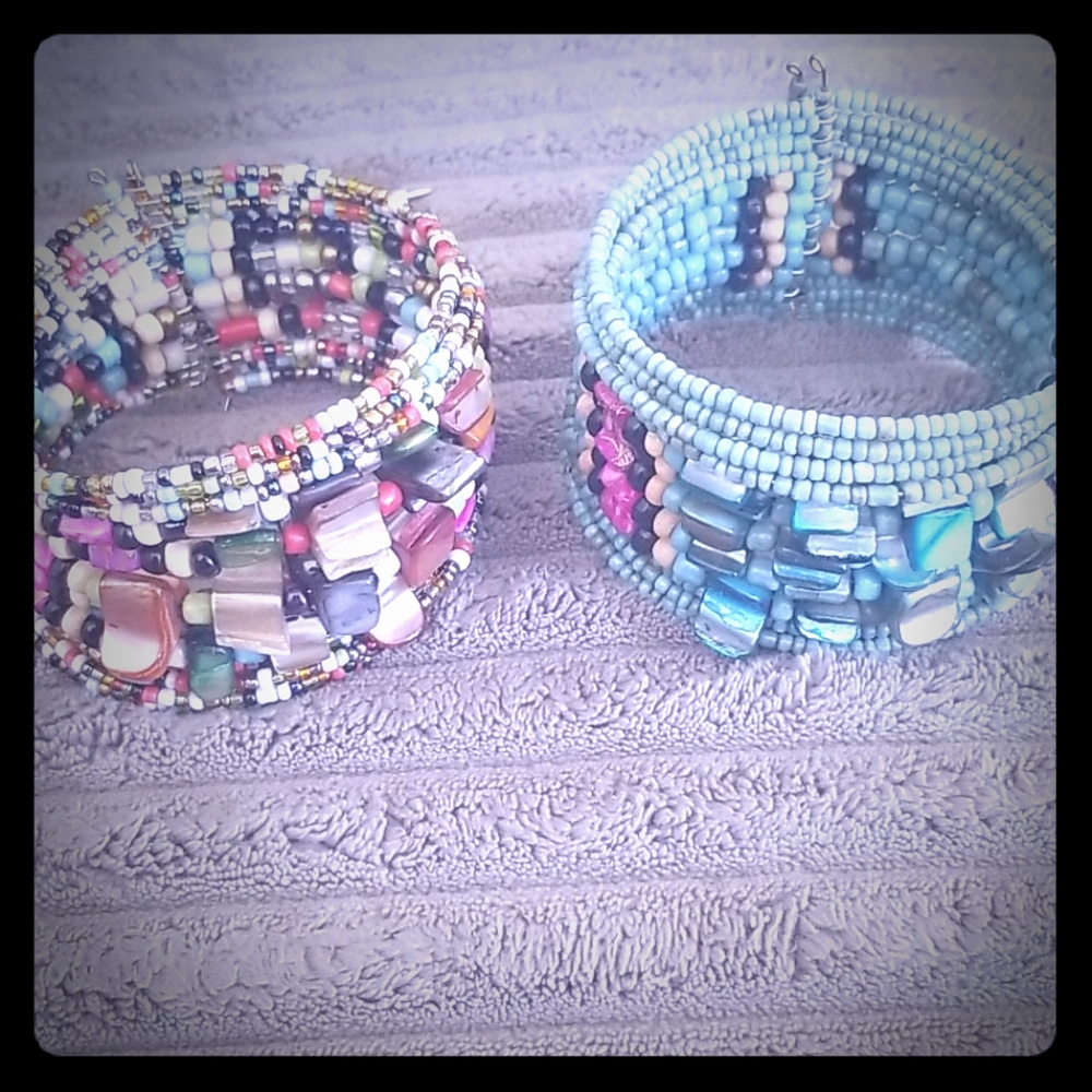 2 Cuff Bracelets